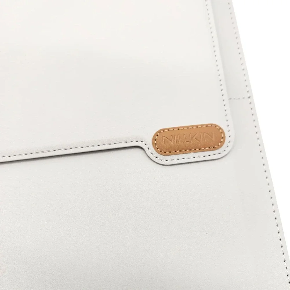 Nillkin 16 in PU Laptop Sleeve Stand Mouse Pad Handle Gray Travel‎ Office